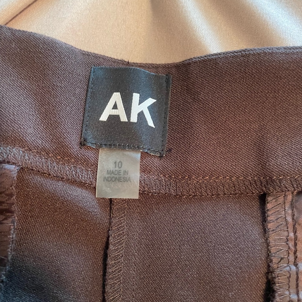 AK Brown Trousers boot cut size 10 new with tags - Picture 3 of 8